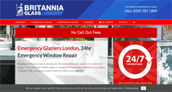Desktop Screenshot of britanniaglass.co.uk